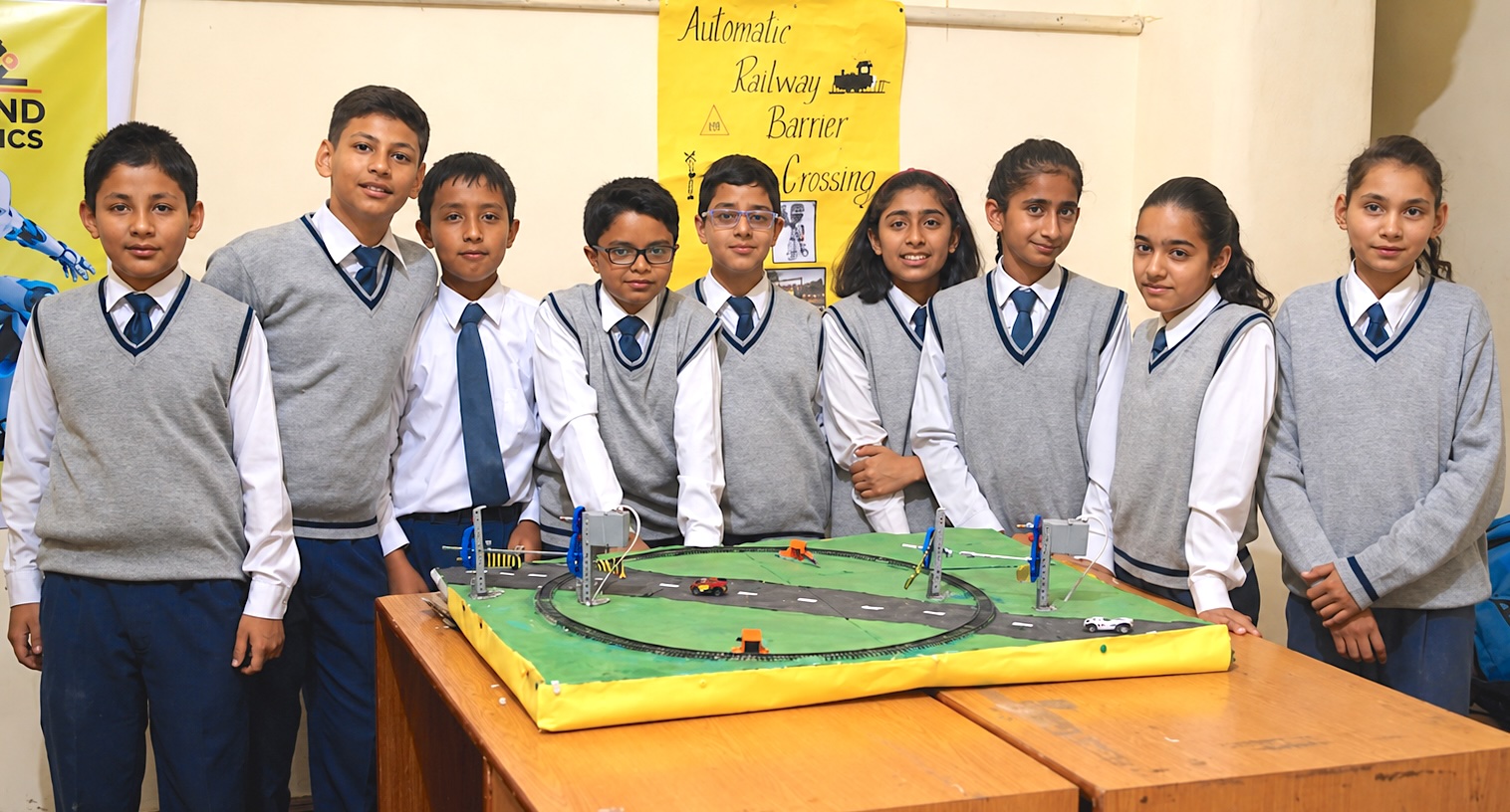 NinjaMinds students presenting a practical STEM project